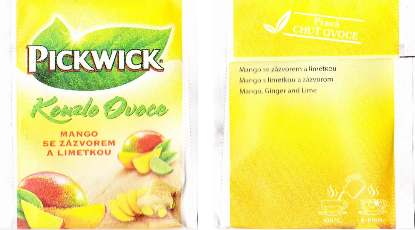 Pickwick - Kouzlo ovoce - Mango se zázvorem a limetkou