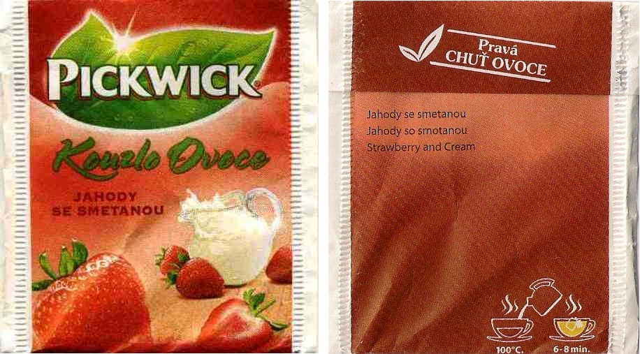 Pickwick - Kouzlo ovoce - Jahody se smetanou