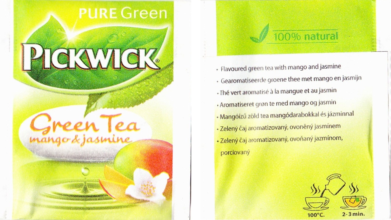 Pickwick - Green Tea Mango, jasmine