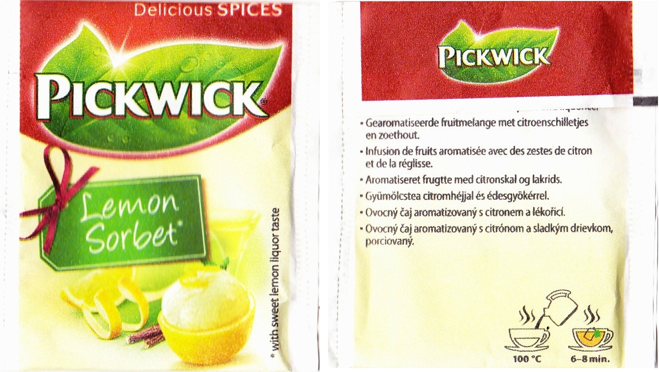 Pickwick - Delicious Spices - Lemon Sorbet