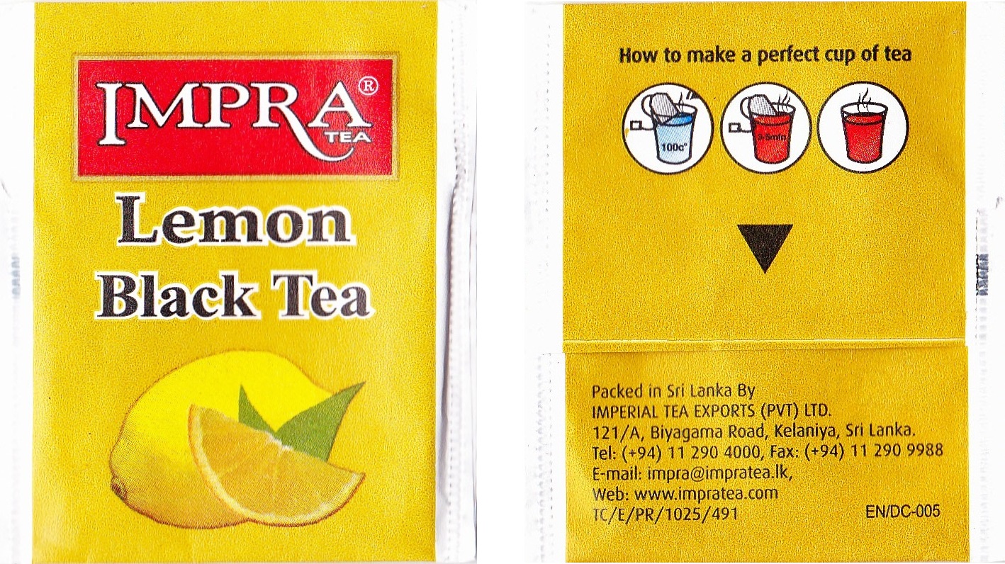 Impra - Lemon - Black Tea