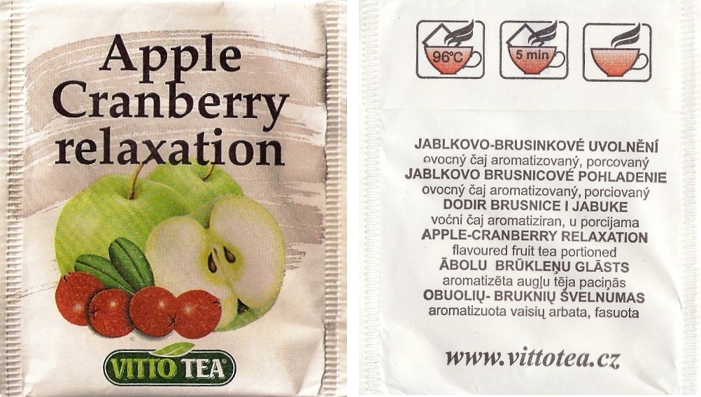 Vitto Tea - Apple, Cranberry relaxation
