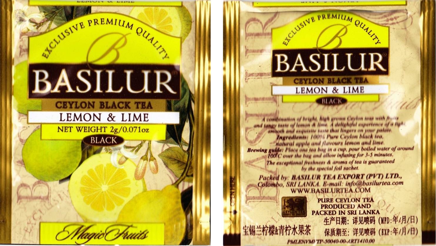 Basilur - Lemon, Lime