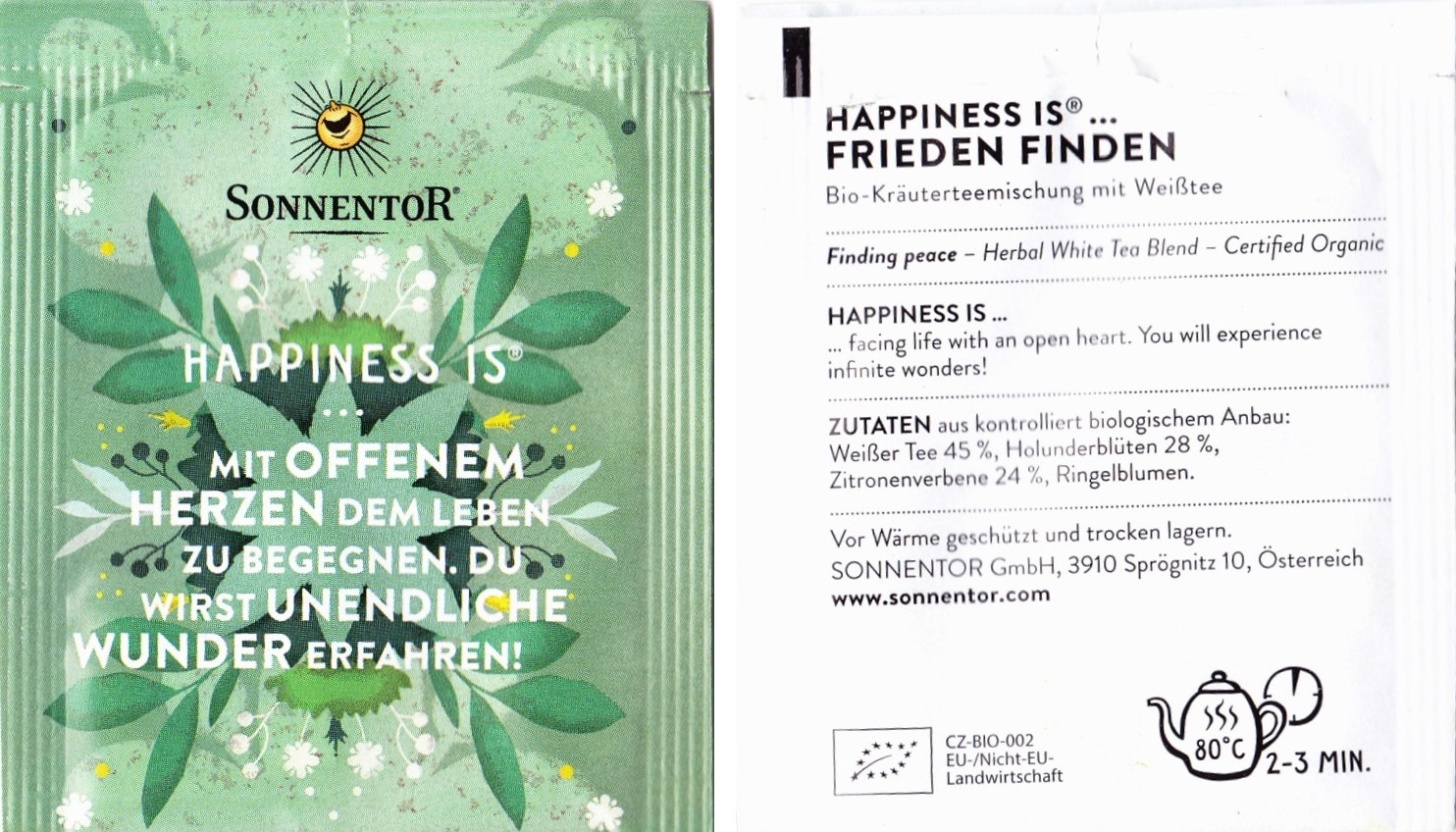 Sonnentor - Happiness is - Mit Offenem herzen dem leben