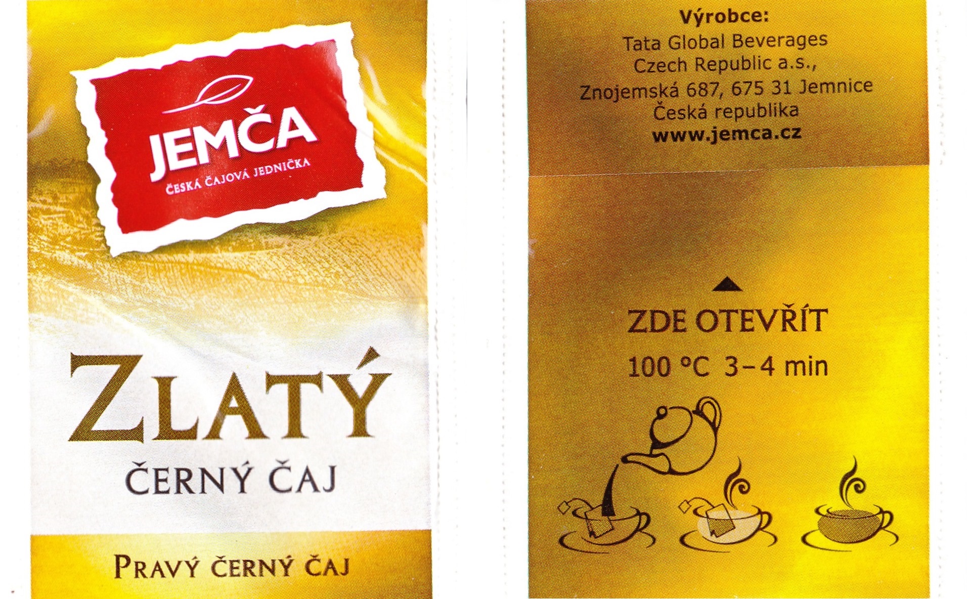 Jemča - Zlatý černý čaj