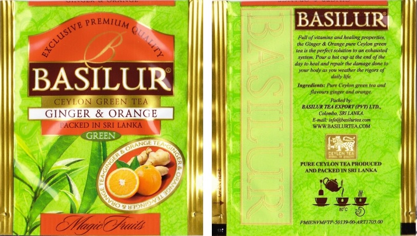 Basilur - Ginger, Orange (N3)
