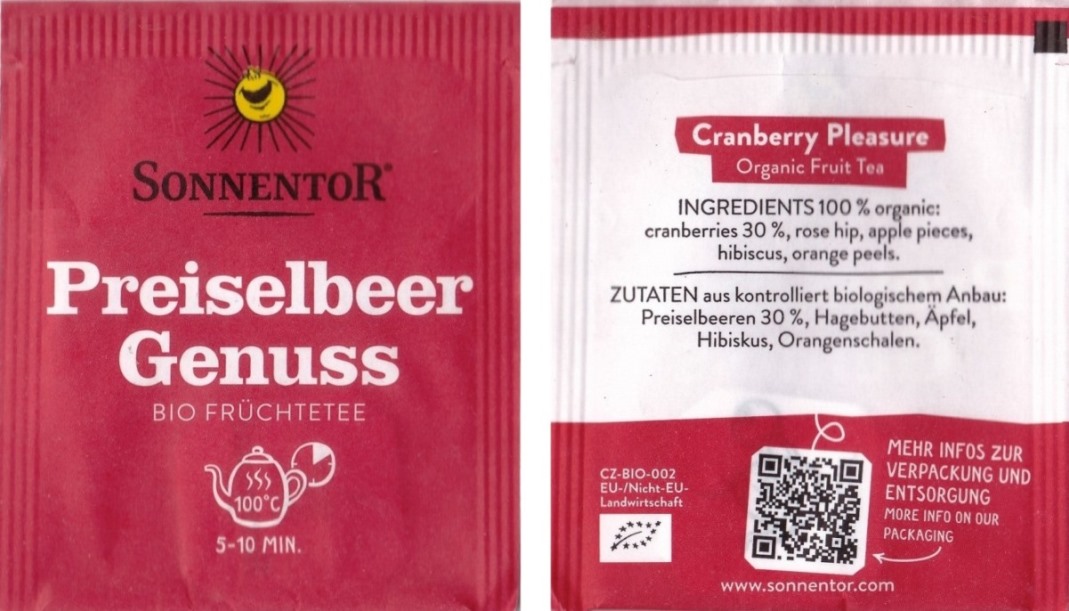 Sonnentor - Preiselbeer genuss