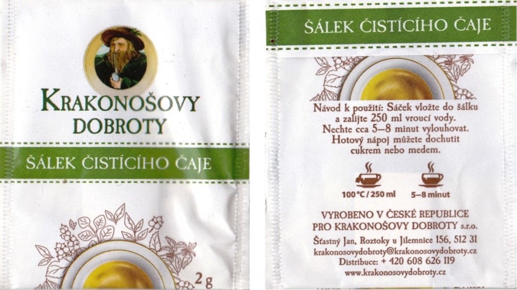 Krakonošovy dobroty - Šálek čistícího čaje